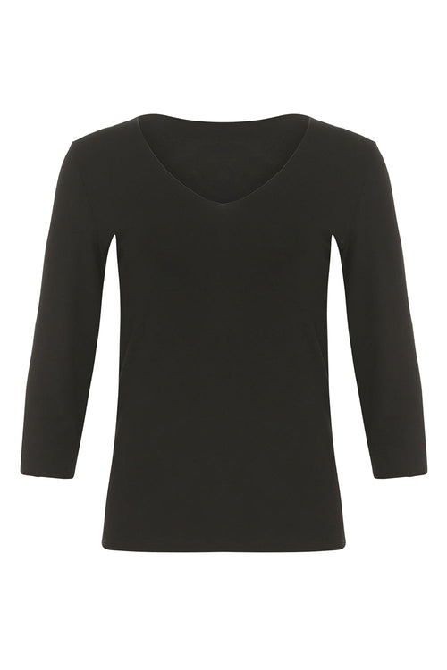 Bamboo Jersey V Neck T-Shirt