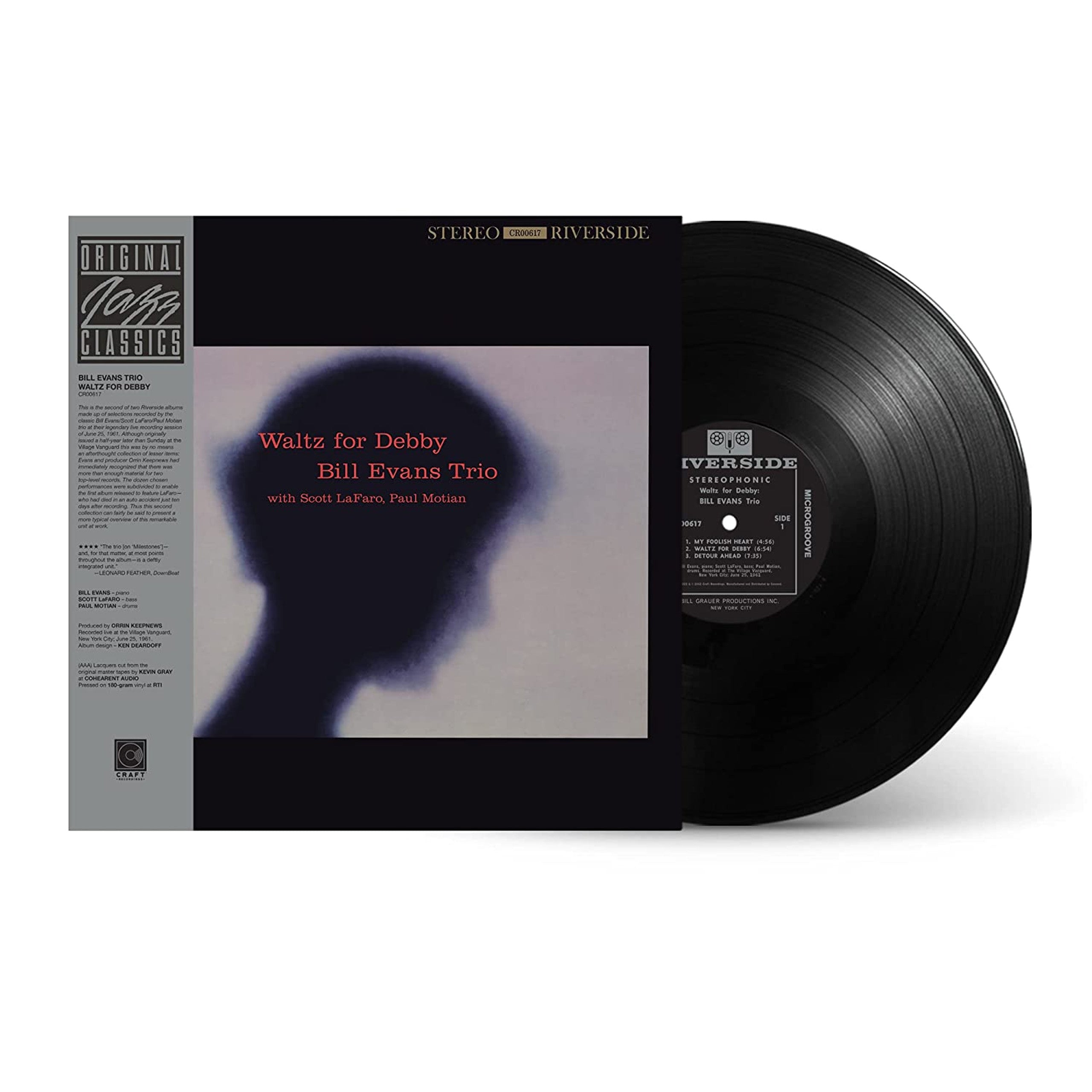 Bill Evans Trio - Waltz for Debby - OJC LP