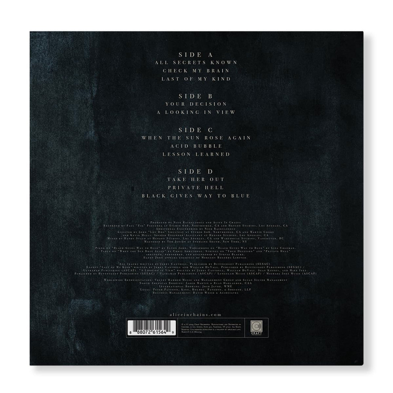 Alice in Chains - Black Gives Way to Blue ( VINYL )